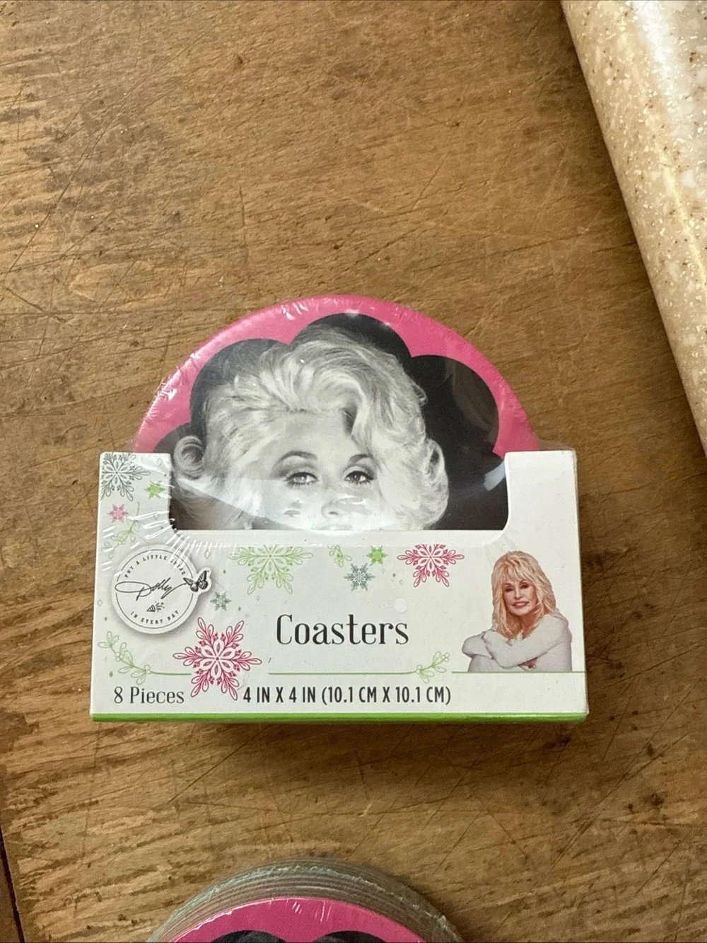 Dolly Parton Pink Decorative Coaster Sets 2 Boxes of 8 Coasters